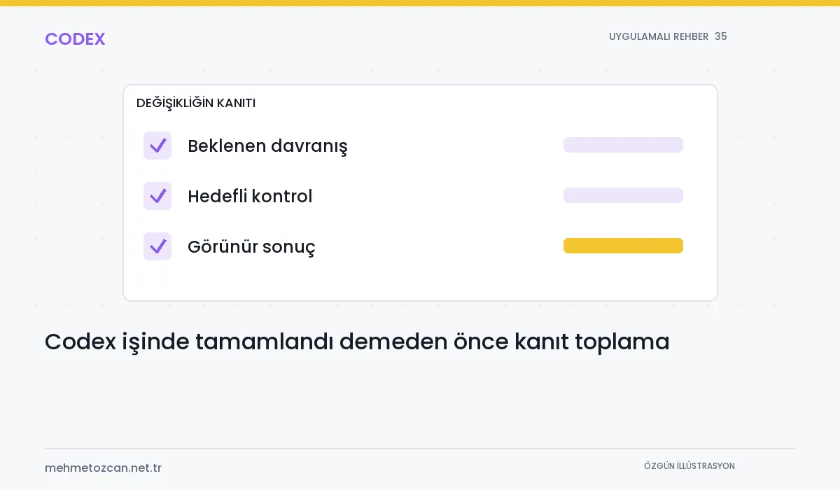 Codex işinde tamamlandı demeden önce kanıt toplama konusunu gösteren özgün şematik Codex kapak illüstrasyonu